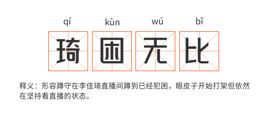 琦困无比电商网络热词释义首图